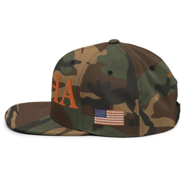 MAHA Camo Snapback Hats