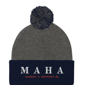 MAHA Embroidered Pom-Pom Beanie US