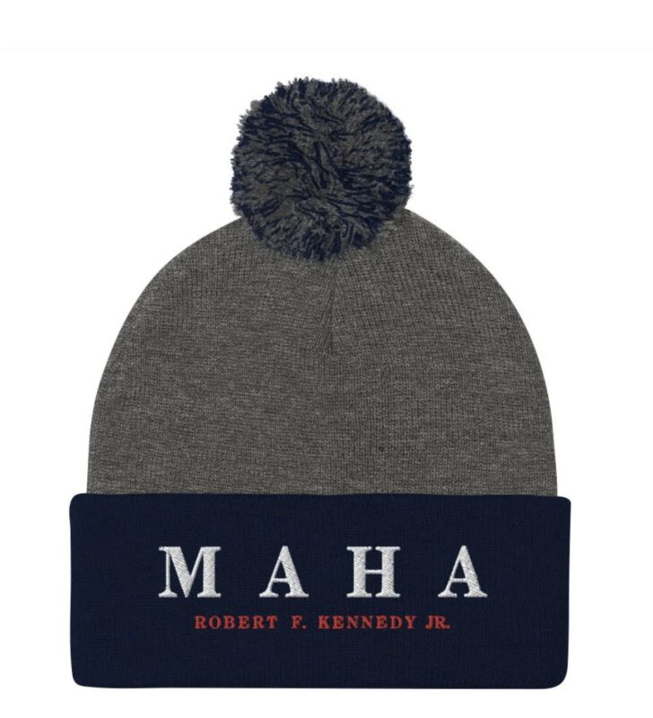 MAHA Embroidered Pom-Pom Beanie US