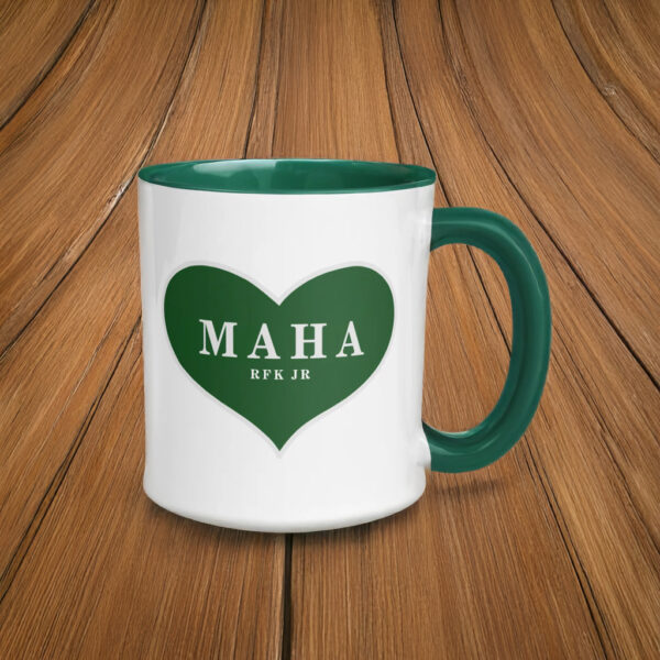 MAHA Heart Mug with Color Inside