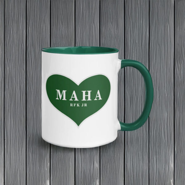 MAHA Heart Mug with Color Inside US