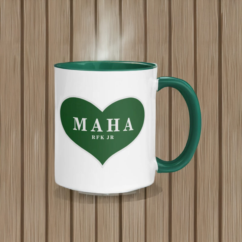 MAHA Heart Mug with Color Insides