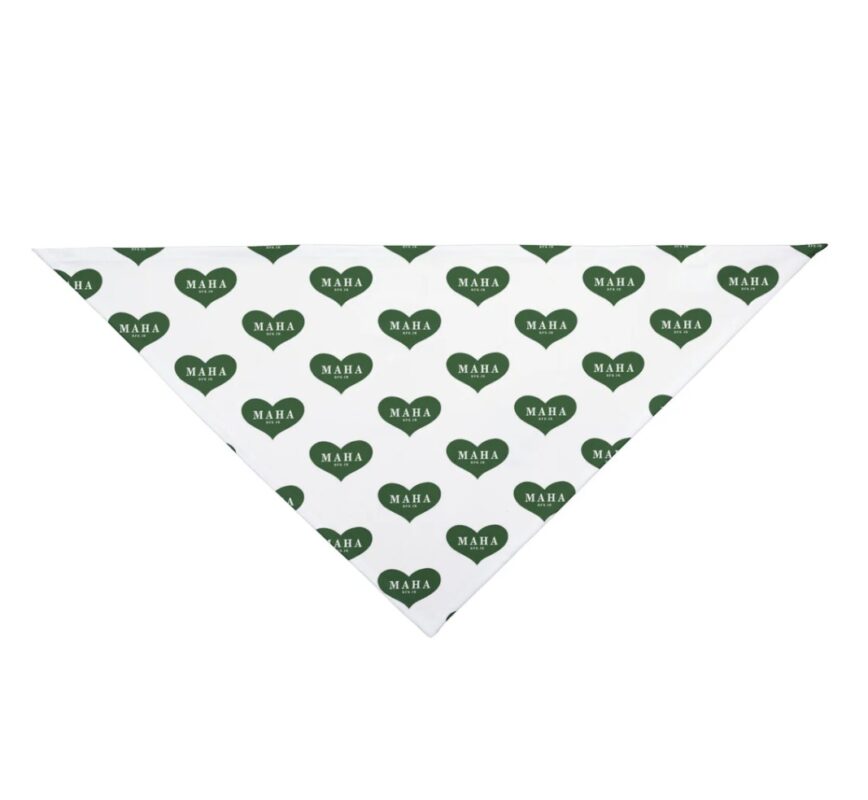 MAHA Heart Pet Bandanas