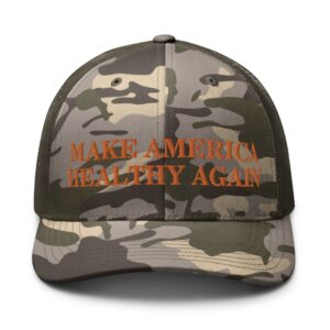 Make America Healthy Again Camouflage Trucker Hat us