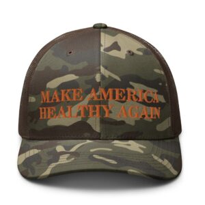 Make America Healthy Again Camouflage Trucker Hats