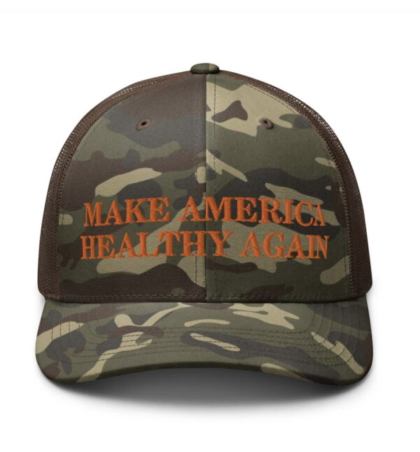 Make America Healthy Again Camouflage Trucker Hats