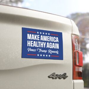 Make America Healthy Again Car Magnets, Vance Trump Kennedy Car Magnet, Sticker