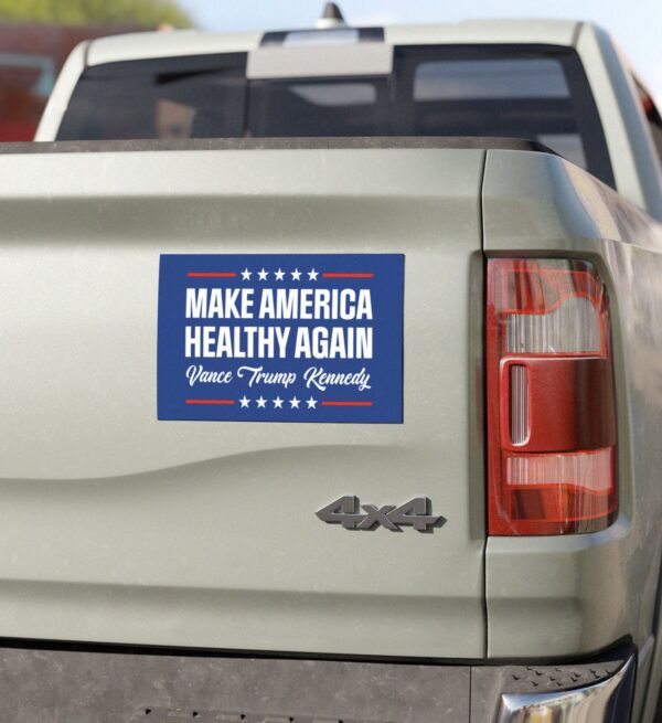 Make America Healthy Again Car Magnets, Vance Trump Kennedy Car Magnets, Stickers