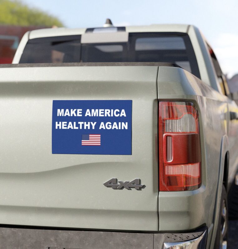 Make America Healthy Again Flag USA Car Magnet, Stickers