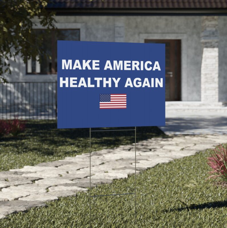 Make America Healthy Again Flag USA Yard Sign USA