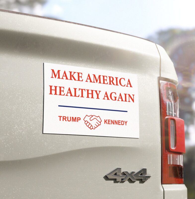 Make America Healthy Again MAGA & MAHA Car Magnets, Sticker