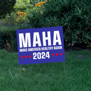 Make America Healthy Again Yard Sign, Vance Trump Kennedy Sign, Republican Garden Sign, Election 2024