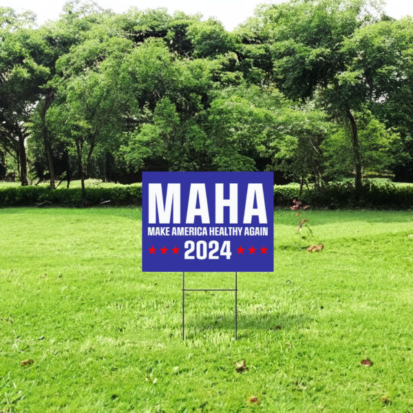 Make America Healthy Again Yard Sign, Vance Trump Kennedy Sign, Republican Garden Signs, Election 2024