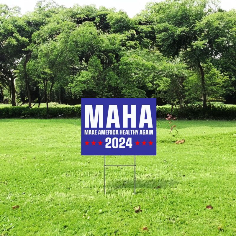 Make America Healthy Again Yard Sign, Vance Trump Kennedy Sign, Republican Garden Signs, Election 2024