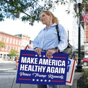 Make America Healthy Again Yard Sign, Vance Trump Kennedy Sign US Pro