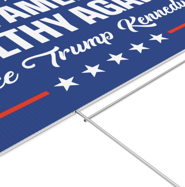 Make America Healthy Again Yard Sign, Vance Trump Kennedy Signs, Republican Garden Sign