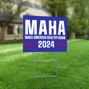 Make America Healthy Again Yard Sign, Vance Trump Kennedy Signs, Republican Garden Sign, Election 2024