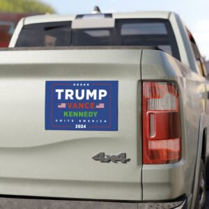 Official Trump Vance Kennedy Unite America Car Magnets, Stickers