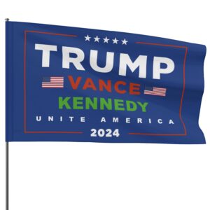 Official Trump Vance Kennedy Unite America Flags