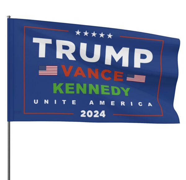 Official Trump Vance Kennedy Unite America Flags