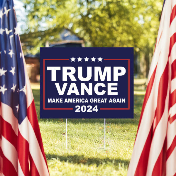 Official Trump Vance Yard Sign