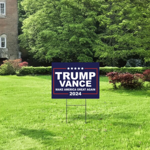 Official Trump Vance Yard Sign US