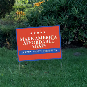 Political Sign for Republican, for Trump Yard Sign, for Trump Supporter Sign, for Republican Yard Sign, for Trump Vance Kennedy Yard Sign