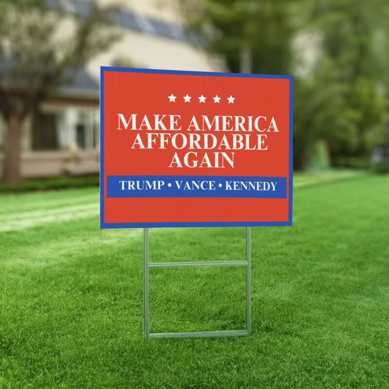 Political Sign for Republican, for Trump Yard Sign, for Trump Supporter Sign, for Republican Yard Signs, for Trump Vance Kennedy Yard Sign