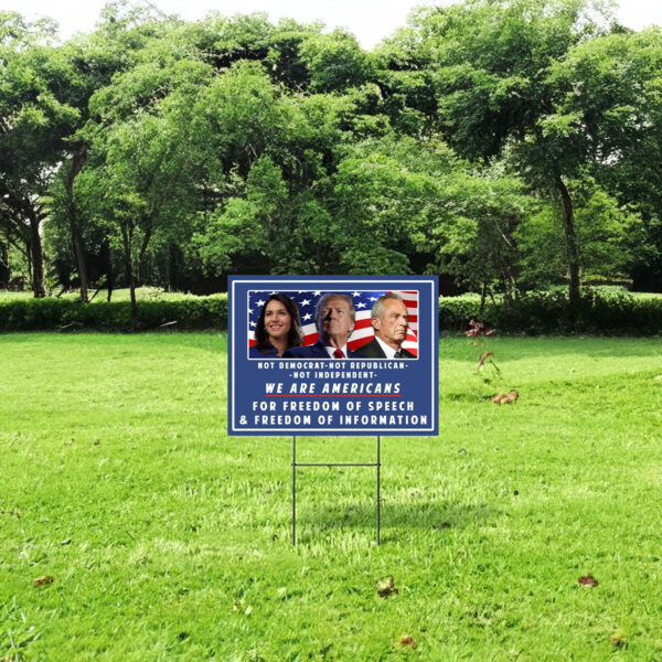 Pro Donald Trump Yard Sign, Election Sign, Trump Vance, Anti Kamala Harris, Kennedy 2024