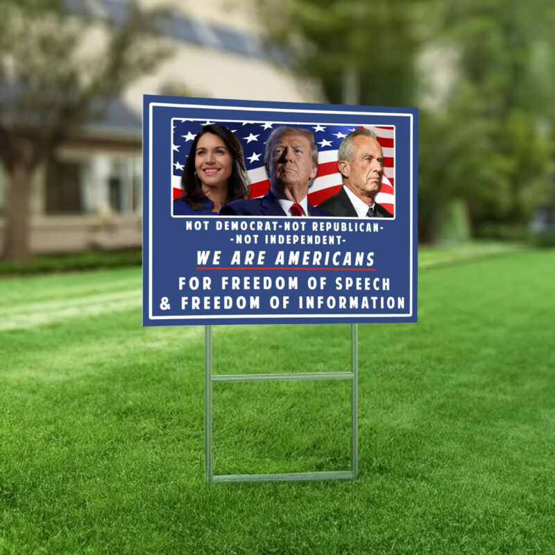 Pro Donald Trump Yard Sign, Election Signs, Trump Vance, Anti Kamala Harris, Kennedy 2024