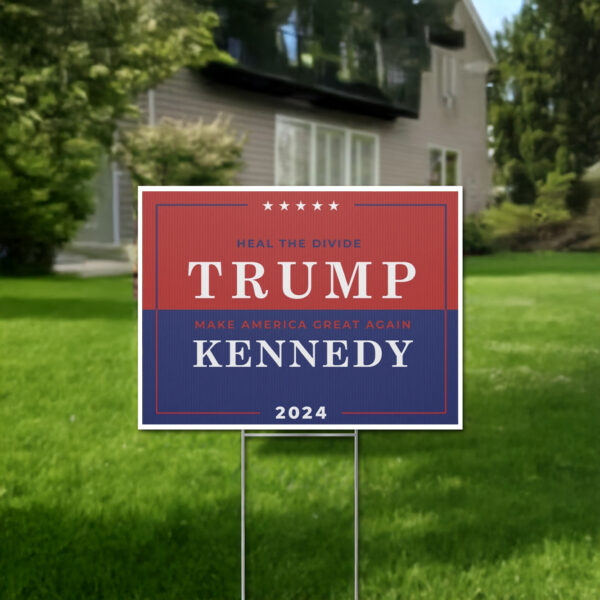 Pro Trump Yard Sign 2024, MAGA RFK Heal the Divide 4