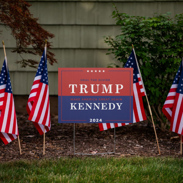 Pro Trump Yard Sign 2024, MAGA RFK Heal the Divide 5