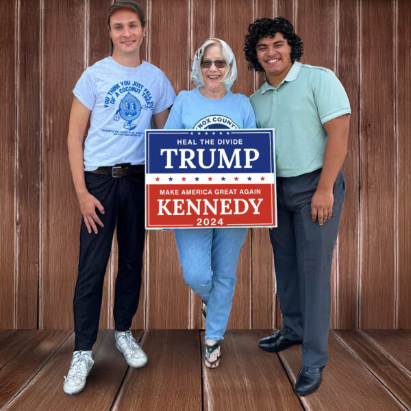 Trump Kennedy 2024 Yard Sign, MAGA Heal the Divide, Unite America 2024 USA