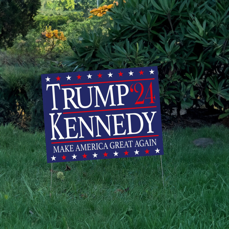 Trump Vance Kennedy 2024 Yard Signs, Coroplast Unite America 2024, Trump For President 2024, Trump Kennedy Yard Sign