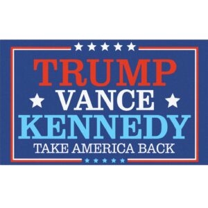 Trump Vance Kennedy Take America Back Car Magnet, Sticker