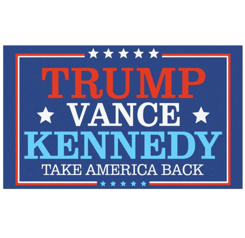 Trump Vance Kennedy Take America Back Car Magnet, Sticker