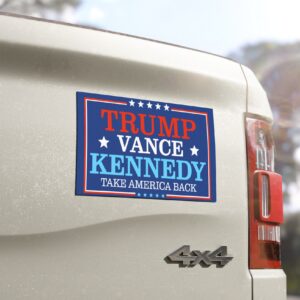 Trump Vance Kennedy Take America Back Car Magnets, Sticker