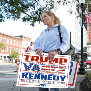 Trump Vance Kennedy Unite America 2024 Yard Sign, Election 2024 Sign US