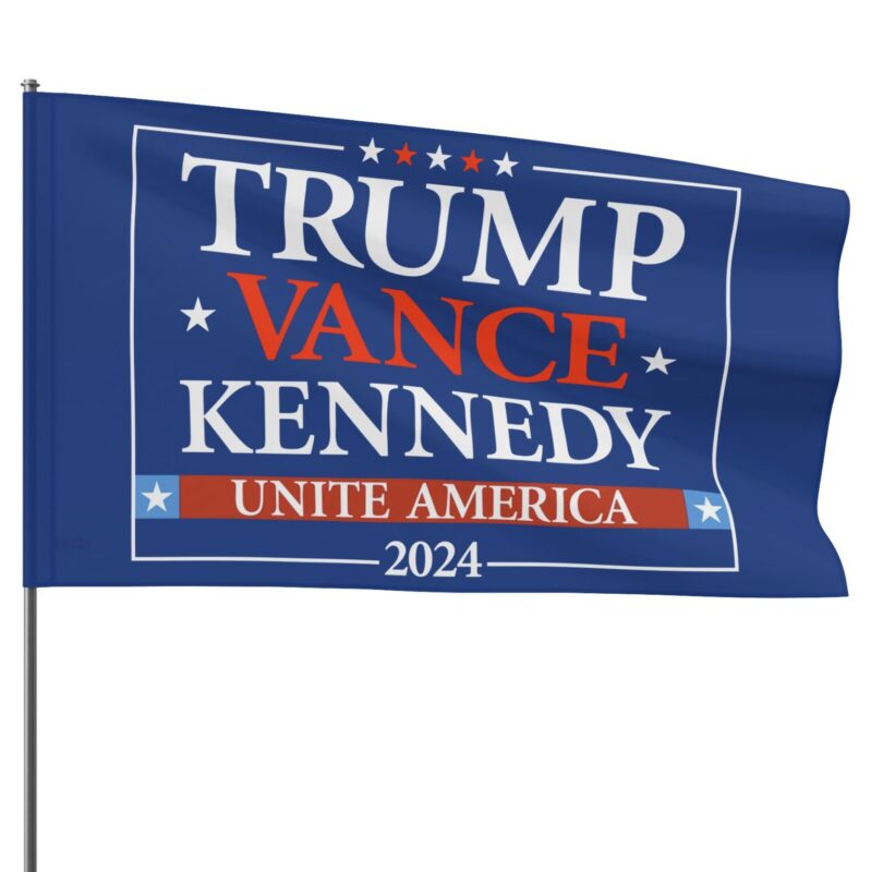 Trump Vance Kennedy Unite America Flags