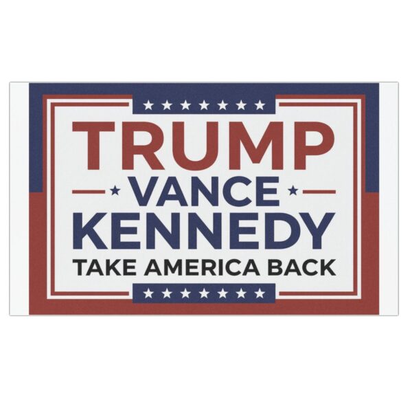 Trump Vance RFK Jr 2024 Car Magnet, Trump Vance Kennedy Sticker