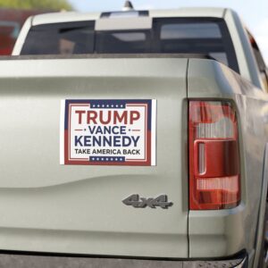 Trump Vance RFK Jr 2024 Car Magnet, Trump Vance Kennedy Sticker s