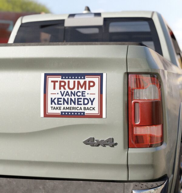 Trump Vance RFK Jr 2024 Car Magnet, Trump Vance Kennedy Sticker s