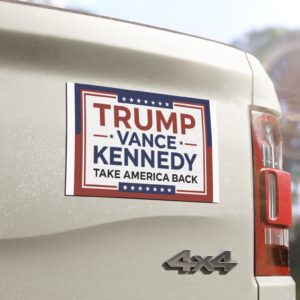 Trump Vance RFK Jr 2024 Car Magnets, Trump Vance Kennedy Sticker