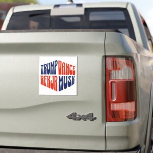 Trump Vance RFK Jr Musk Car Magnet, Stickers