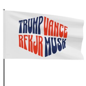 Trump Vance RFK Jr Musk Flags