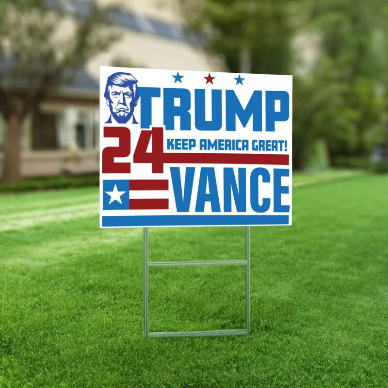 Trump Vance Yard Signs, Republican Yard Sign, Presidential Trump Lawn Sign, Trump For America, Trump Vance 2024, Support Trump, Election 2024