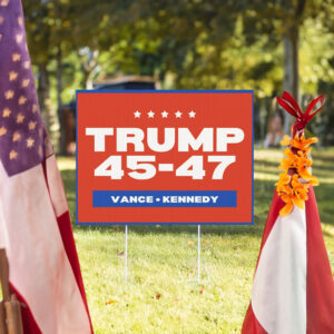 Trump for President Yard Sign Republican, for Trump Yard Sign, for Trump Vance Kennedy Yard Sign