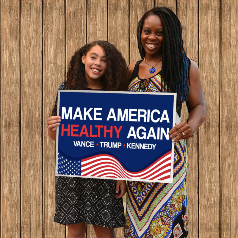 Vance Trump Kennedy Make America Healthy Again Yard Sign USA