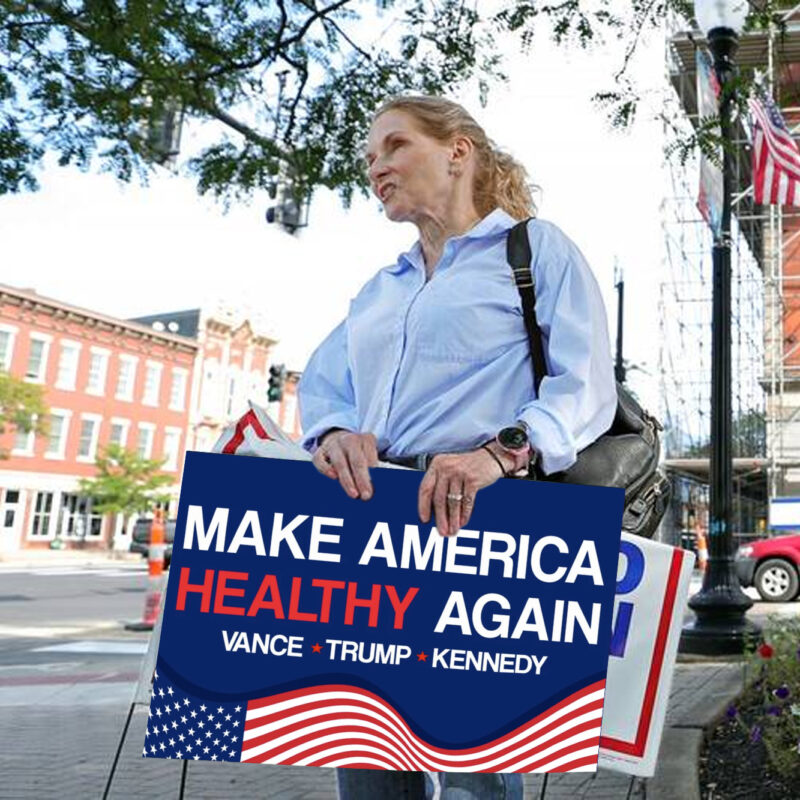 Vance Trump Kennedy Make America Healthy Again Yard Signs