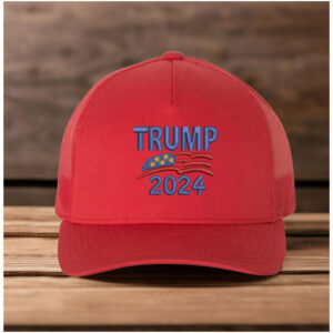 Embroidered Trump 2024 Hat, Make America Great Again Cap, Trump 2024 Trucker Hat, Trump 2024 Hat, Trump Trucker Hats, Adjustable Trump Cap